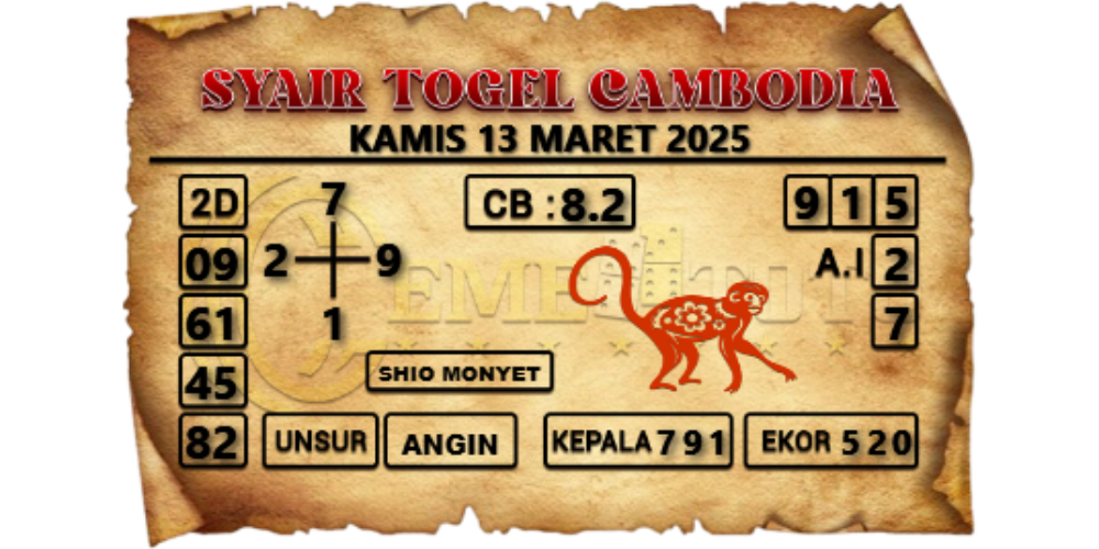 syair togel cambodia cemetoto